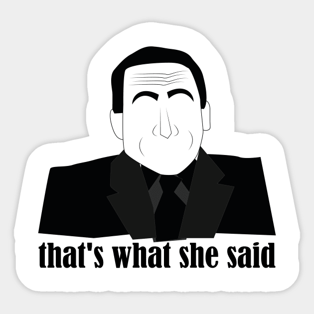 The Office That's What She Said Sticker by TarallaG